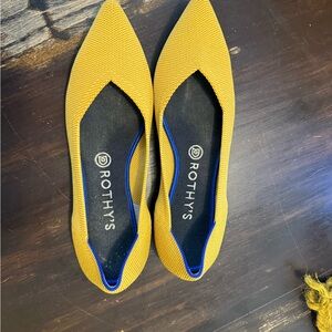 Rothy's Yellow Flats Sleek Modern Design